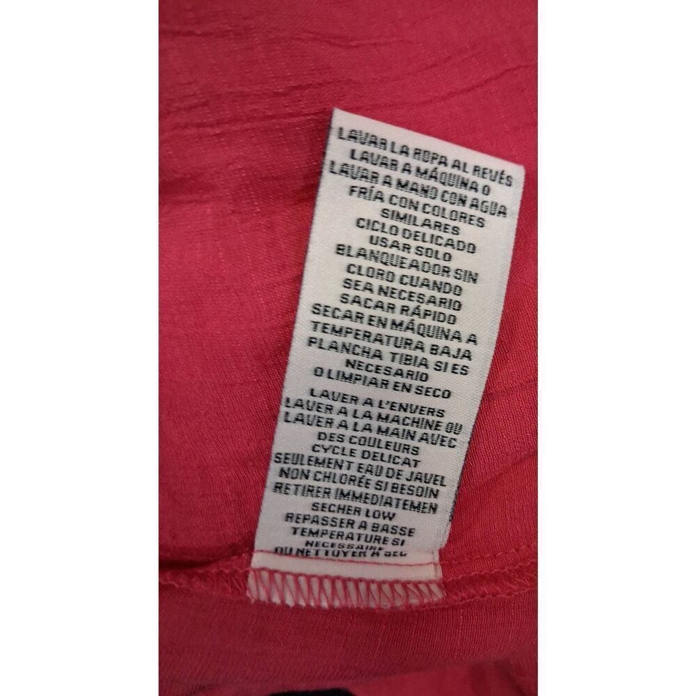 Nanette lepore womens xl pink blouse ruched Anthropologie smocked top - Picture 10 of 10